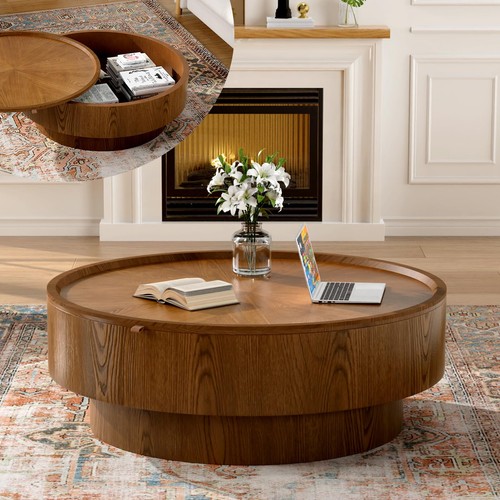 Modern round wooden - modern,