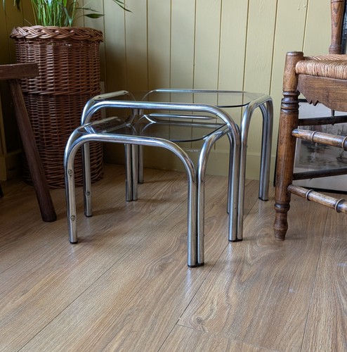 Mid century chrome and smoked - mid,