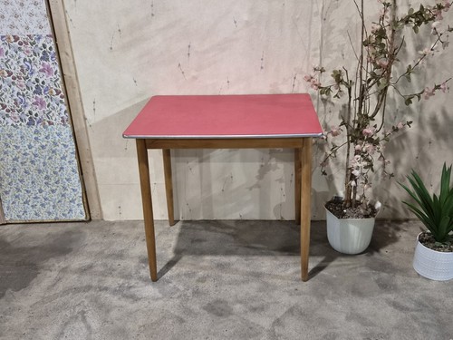 Vintage red formica - vintage, table