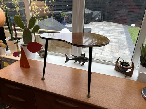 Vintage mid century side - vintage, table