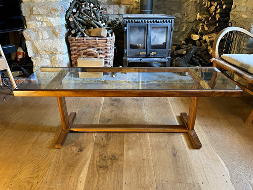 Mid century modern teak wood - mid-century,