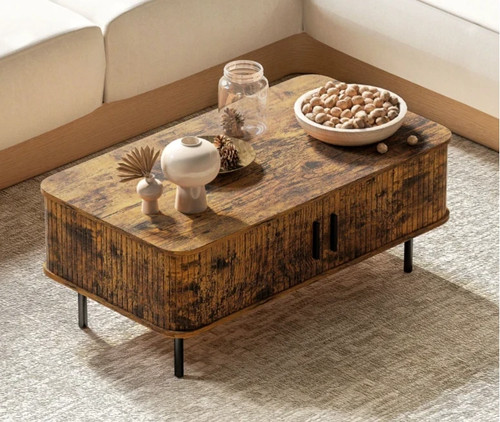 Rustic coffee table mid - rustic,