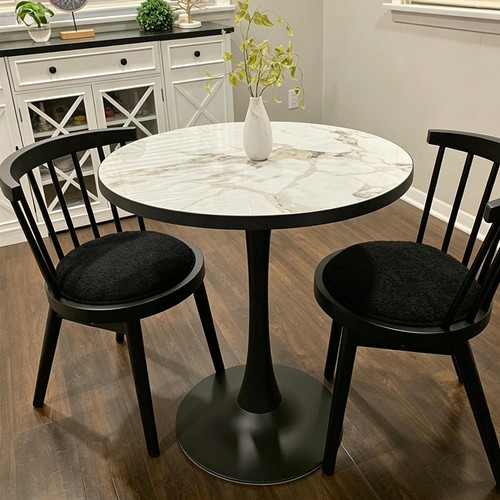 Round marble dining - round,