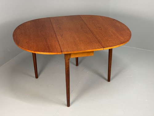 Plan teak dropleaf table - plan,