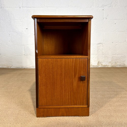 Vintage teak bedside cabinet - bedside,