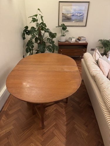 Mid century dropleaf oval - mid-century,