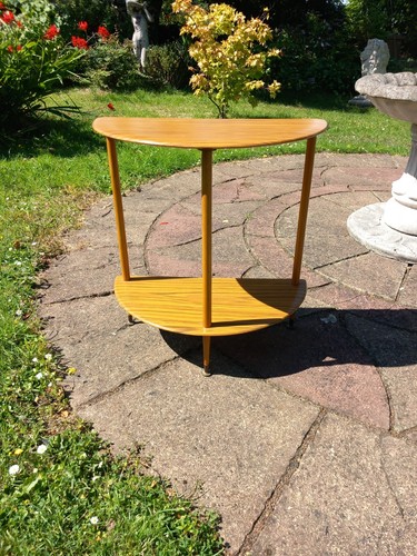 Mid century modern oval half - oval,