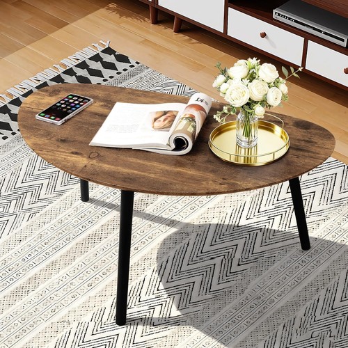 Small oval coffee table - oval,