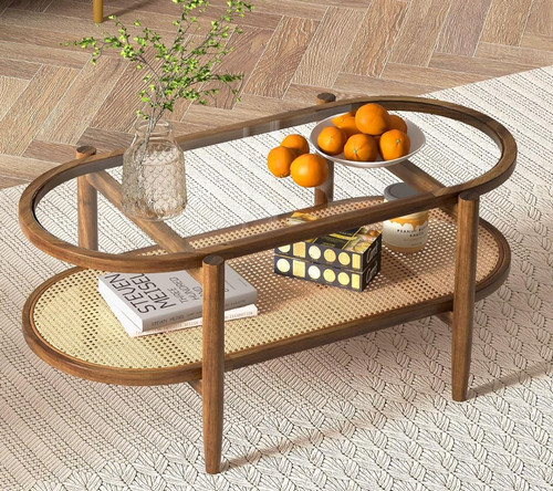 Wooden coffee table mid - wooden,