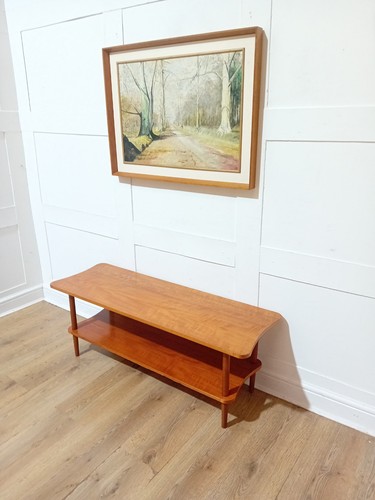 Retro teak side table - teak,